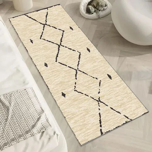Miniatura 2 de Alfombra de pasillo para pasillo, diseño moderno, alfombra larga para pasillo, cocina, balcón, tapete de paso de 3.3 ft/4.9 ft/6.6 ft/8.2 ft/9.8