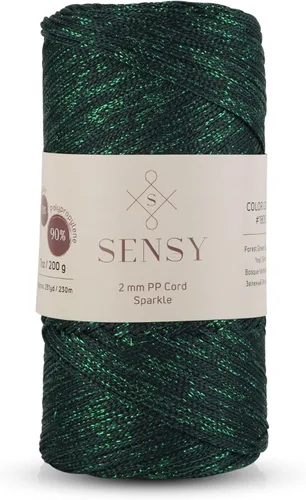 Miniatura 96 de Sensy Premium Cuerda de Poliéster de 2mm 251 Yardas Cuerda de Polipropileno 100% Cordón de Macramé 2mm Cordón para Bolsa de Ganchillo Cuerda