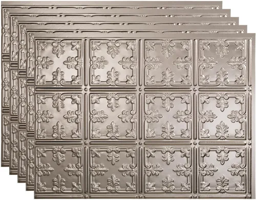 Miniatura 21 de FASÄDE Panel decorativo para salpicaduras de vinilo de estilo tradicional / patrón 10 en bronce antiguo (muestra de 6 x 6 pulgadas)