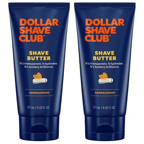Miniatura 7 de Dollar Shave Club Shave Butter 6 onzas (paquete de 2) Crema de afeitar translúcida para pieles sensibles