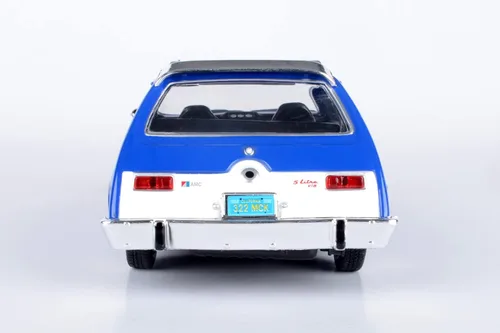Miniatura 8 de Motormax 1974 AMC Gremlin X 1:24 Modelo fundido a presión Forgotten Classics Series 79045 Azul