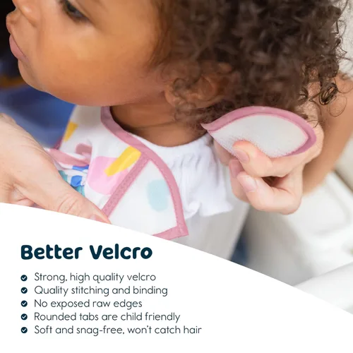 Miniatura 3 de Tiny Twinkle - Baberos a prueba de manchas para bebés para comer Baberos impermeables y lavables para niños pequeños con bolsillo para todo