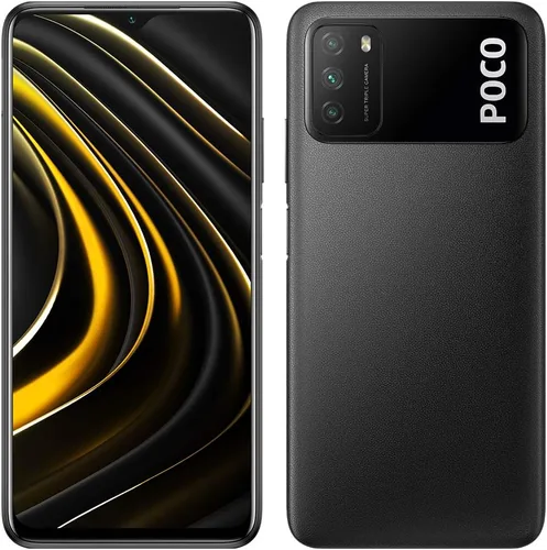 Xiaomi POCO M3 Smartphone, 4 GB + 64 GB, 6.53 "FHD + Ampio 1080P FHD + Pantalla 49 MP, cámara Tripla, batería de 6000 mAh, Doppi Altoparlanti, Jack