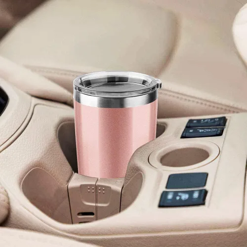Miniatura 5 de Taza de viaje de acero inoxidable de 30 onzas con tapa, paquete de 16 vasos a granel aislados al vacío de doble pared, taza de café
