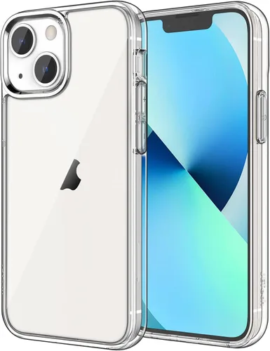 Miniatura 12 de JETech - Funda para iPhone 13 de 15,5 cm, cubierta de goma a prueba de golpes que no se pone amarilla, parte trasera transparente antiarañazos