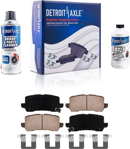 Miniatura 80 de Detroit Axle - Kit de freno delantero para Dodge Ram 1500 Durango Dakota Chrysler Aspen Dakota Driver Side Disco Freno Pinza de freno de cerámica