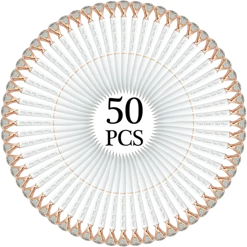 Miniatura 55 de Hasta 100 bolígrafos de diamante personalizados a granel con nombre, bolígrafo de impresión personalizada con logotipo de negocios grabado, mensaje