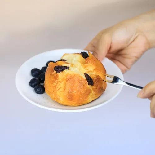 Miniatura 5 de Plato de postre de cerámica pintado a mano con diseño de animales marinos, plato de cena, plato de pastel, plato decorativo, cangrejo, 6 pulgadas