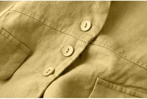 Miniatura 6 de Chaleco de lino sin mangas para mujer, casual, holgado, cuello en V, chaqueta de chaleco