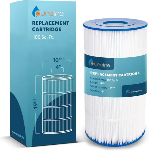 Pureline Filtro de cartucho de repuesto para piscina, 100 pies cuadrados, PL0165, compatible con Hayward C100S SwimClear, C-8408, CX100XRE