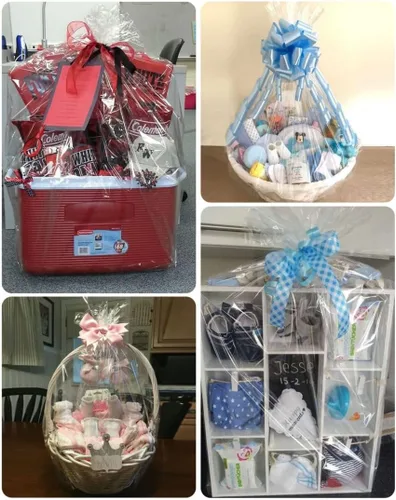 Miniatura 7 de JOYIT 10 piezas de envoltura de celofán extra grande para cestas de regalo, bolsas de celofán transparente de 35 x 55 pulgadas con 10 lazos rojos
