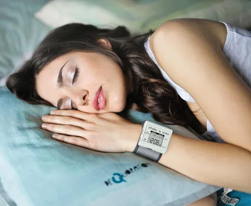Miniatura 5 de Tech Tools Reloj despertador vibratorio - Shake N Wake - Reloj de pulsera con alarma silenciosa - con alarma dual