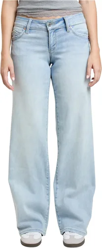 YMI Pantalones de Elastano para Mujer YMI Jeans de Cintura Baja y Pierna Ancha Wannabettabutt