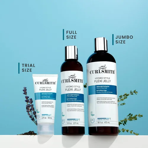 Miniatura 8 de CURLSMITH - Hydro Style Flexi-Jelly - Gel definidor vegano para cabello ondulado, rizado o enrollado