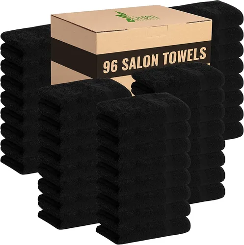 Miniatura 17 de GREEN LIFESTYLE Toalla de Baño de Lujo - Paquete de Toallas de Baño Grandes Blancas para Spa, Gimnasio, Baño, Hotel - 86% Algodón 14% Poliéster