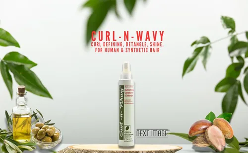 Miniatura 3 de On Natural Next Image - Acondicionador y desenredante de rizos rizados, aceite oleoso desenredante, manteca de karité, aceite de jojoba y vitamina