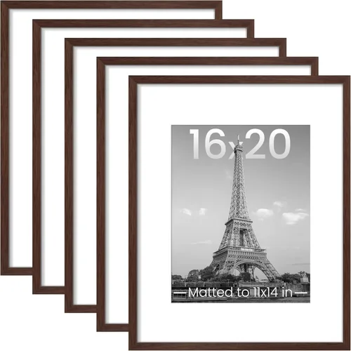 Miniatura 39 de upsimples - Portarretratos de 11 x 14 para galería de fotografías. Marcos para fotos de 8 x 10 pulgadas con paspartú o de 11 x 14 pulgadas sin Dorado
