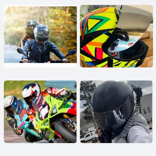 Miniatura 4 de Repuesto de protector facial para casco de motocicleta, visera de casco de motocicleta compatible con AGV K1 K1S K3 SV K5 K5S con protección UV