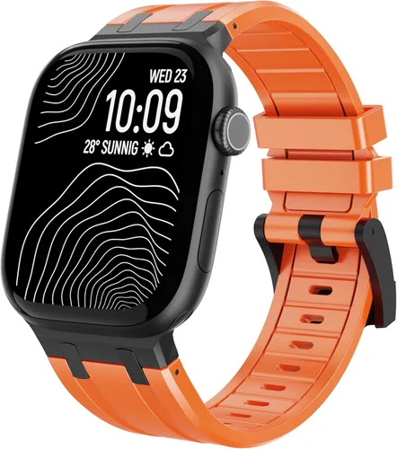 Miniatura 13 de Raycarrey AP - Correas deportivas de lujo para Apple Watch Band Ultra 3/2/1 1.929 in 1.811 in 1.772 in 1.732 in 1.654 in 1.614 in 1.575 in 1.496 in