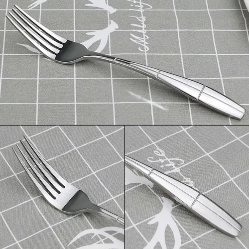 Miniatura 3 de Tenedores de cena de acero inoxidable de 12 piezas, tenedores de cubiertos