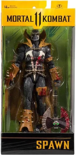 Miniatura 2 de McFarlane Toys Mortal Kombat Spawn Bloody Classic - Figura de acción de 7 pulgadas con accesorios