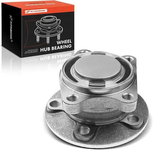 A-Premium Cojinete de rueda trasera y conjunto de cubo compatible con Volvo XC90 2003-2014, solo FWD