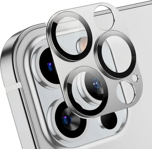 Miniatura 8 de Korecase Paquete de 2 protectores de lente de cámara para iPhone 12 Pro, película de vidrio templado, fuerte adherencia 9H, dureza 9H, resistente a