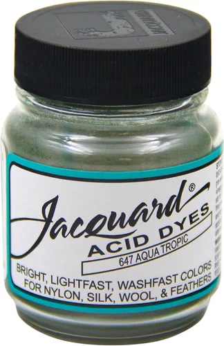Jacquard Aqua Tropic - Tinte ácido para lana, seda, alpaca, plumas, pelucas de cosplay y nailon, tinte de lana en polvo para teñir cobertura