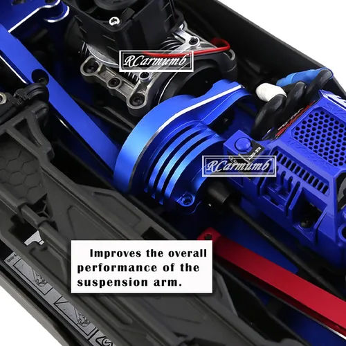 Miniatura 3 de Pieza de mejoras para trineo 1/8 4WD, cubierta de engranaje principal de aluminio de aleación para trineo 4WD Monster Truck RC #95076-4, reemplazar