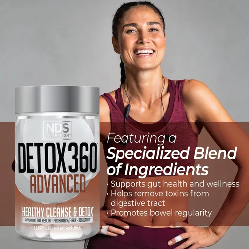 Miniatura 4 de FitLife Brands Nutrition Detox 360 Advanced - Limpieza y desintoxicación con probióticos y fibra para apoyar la salud y el bienestar intestinal
