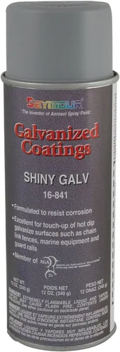 Miniatura 2 de Seymour 16-1445 Pintura en aerosol de recubrimientos galvanizados, imprimación galvanizada en frío, 15 onzas (paquete de 1)