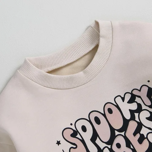 Miniatura 125 de Ropa de Halloween para bebé niña, sudadera con estampado de calabaza, mameluco de burbujas, lindo traje de Acción de Gracias de otoño