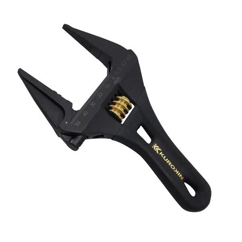 Fujiya Herramientas, FLS-53-BG, llave ajustable tipo corto, color negro y dorado-