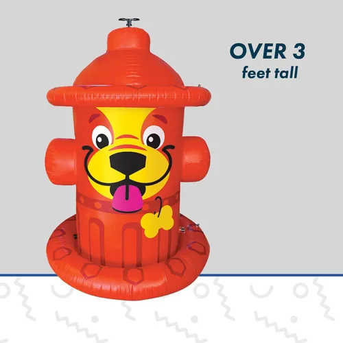 Miniatura 2 de BigMouth Inc. Rociador de agua inflable para boca de incendios, rociador de agua para el patio trasero, juegos de agua de verano al aire libre