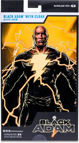 Miniatura 10 de McFarlane Toys DC Black ADAM Movie 7IN Figuras - ADAM negro con capa