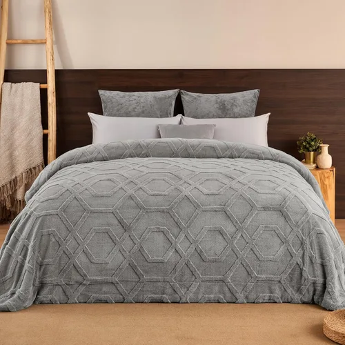 Miniatura 8 de PHF Manta de Vellón Sherpa Esponjosa Tamaño Individual para Invierno, Cálida y Acogedora, 510GSM Manta de Vellón Mechudo 3D con Mechones para Sofá