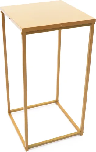 Miniatura 6 de LOYALHEARTDY Soporte de flores de boda dorado, jarrón geométrico de metal para boda, soporte de columna, estante de exhibición de flores, centro