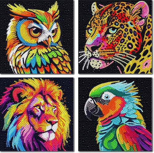 Miniatura 11 de UiSdfuy Kits de arte de diamantes para niños, artes y manualidades de 8, 9, 10, 11 y 12 años, arte de diamantes para niños, arte de gemas paquete