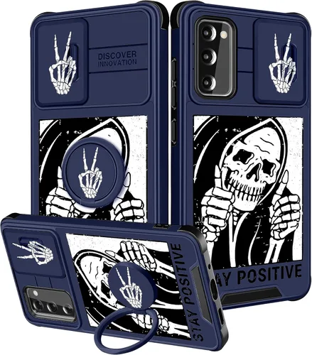 Miniatura 88 de Funermei Funda para teléfono Samsung Galaxy Note 10 Plus – Funda femenina bonita para niñas, diseño inspirador estético con funda para cámara