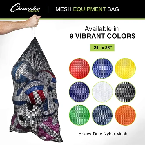 Miniatura 2 de Champion Sports Equipment Bag, Mesh, 24" X 36