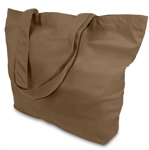 Miniatura 10 de TOPDesign - Paquete de 1 bolsa de lona de algodón, superfuerte, 12 onzas, bolsa para compras reutilizable, de tela, diseño moderno, en dos tonos