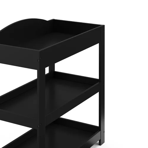Miniatura 12 de Graco Cambiador personalizable con cambiador resistente al agua (negro) – Cabecera moderna personalizable plana o clásica arqueada, cambiador