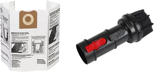 RIDGID - 23743 VF3502 - Bolsas de polvo de recogida en seco de alta eficiencia para aspiradoras húmedas/secas de 12-16 galones y difusor de vacío