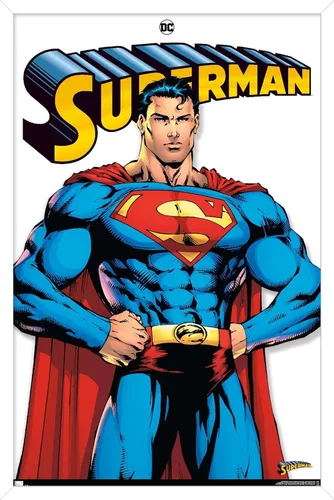 Miniatura 11 de DC Comics Superman Feature Series - Póster de pared, 34 pulgadas de largo x 22.4 pulgadas de ancho, versión premium sin marco
