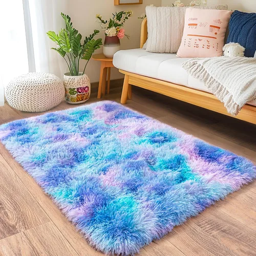 Miniatura 96 de Alfombras de Pasillo para Dormitorio 2x6 pies Alfombras de Pasillo para Pasillos Antideslizantes Suaves de Pelo Largo Alfombra de Cabecera, Alfombra