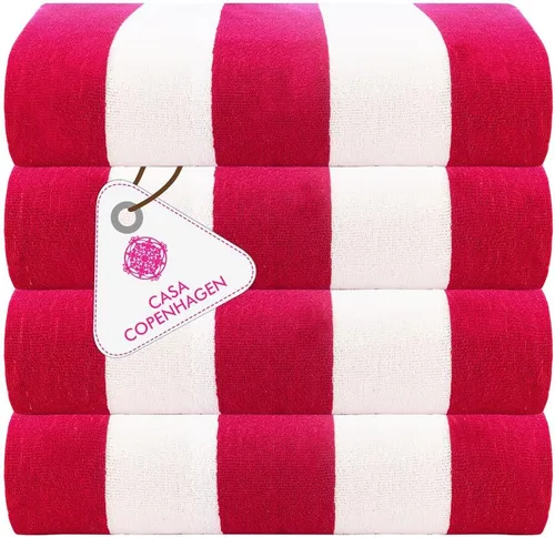 Miniatura 84 de CASA COPENHAGEN Solitaire Juego de 6 toallas - Negro, 600 GSM 2 toallas de baño 2 toallas de mano 2 toallitas, diseñadas en Dinamarca, hechas