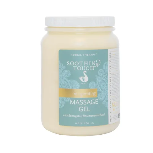 Miniatura 3 de Soothing Touch Gel de masaje vigorizante, eucalipto, romero, limón, albahaca, 128 onzas