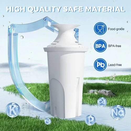 Miniatura 3 de Filtro de agua de repuesto compatible con jarras y dispensadores de agua Brita, de DESENRUIS para Classic 35557, OB03, Mavea 107007, reduce cloro