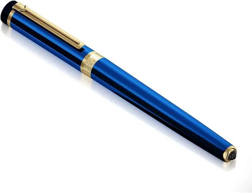 Miniatura 6 de Pluma estilográfica Dryden Luxury, clásica y moderna, de colección ejecutiva y vintage, idea de regalo de negocios y para la caligrafía, Azul Azul