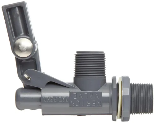 Miniatura 2 de Kerick Valve PT75LS Válvula de flotador de PVC, montaje en tanque, 16.5 gpm a 60 psi, 3/4" NPT macho